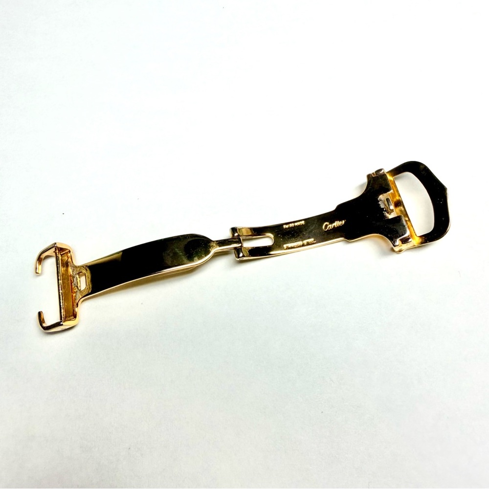 CARTIER 16mm Gold Plated Steel Deployment Buckle - Picture 3 of 8